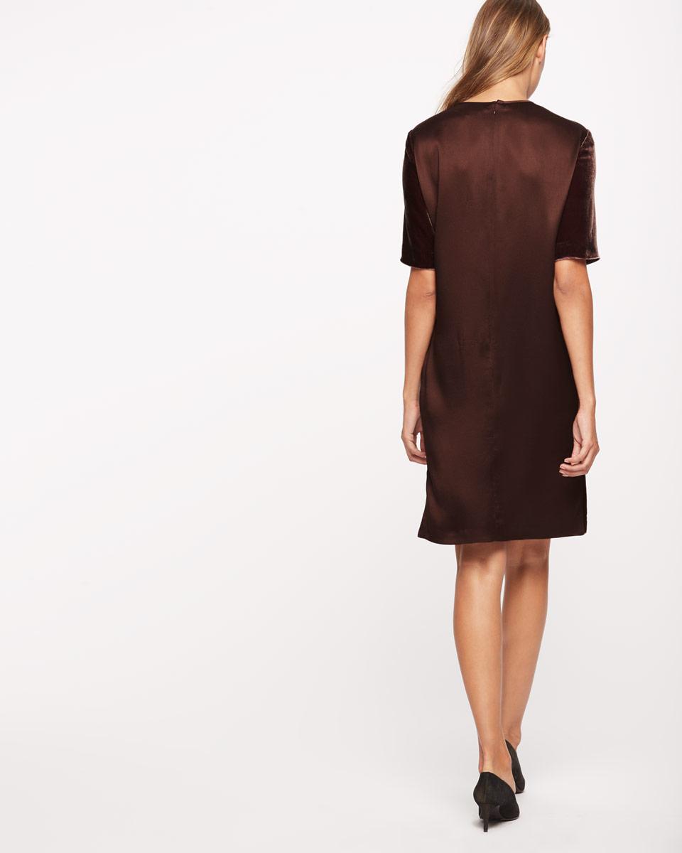 jigsaw velvet tunic dress