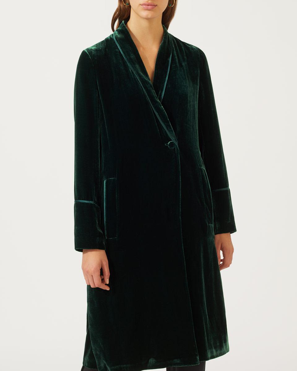 penelope belted check coat