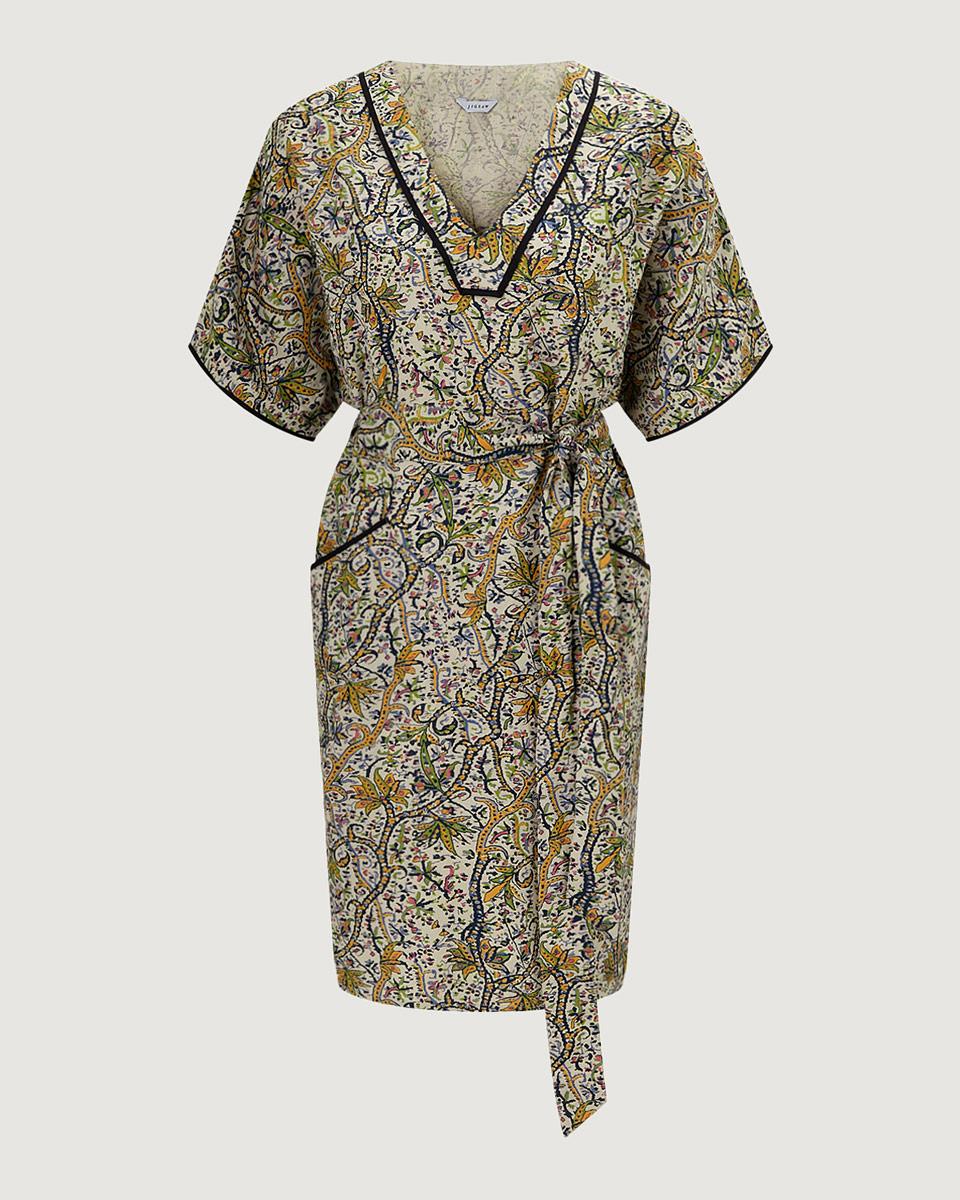 jigsaw kaftan dress
