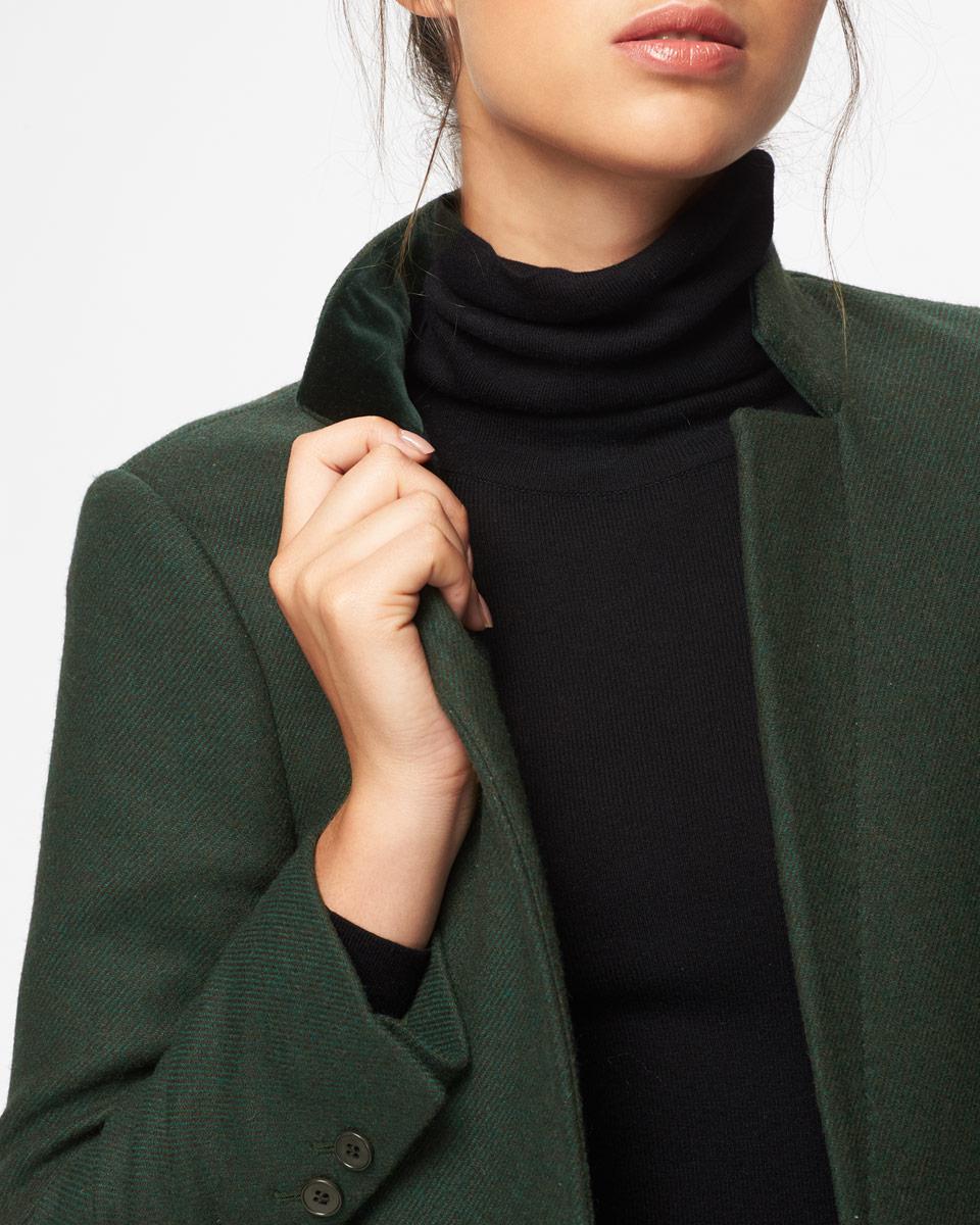 jigsaw green coat