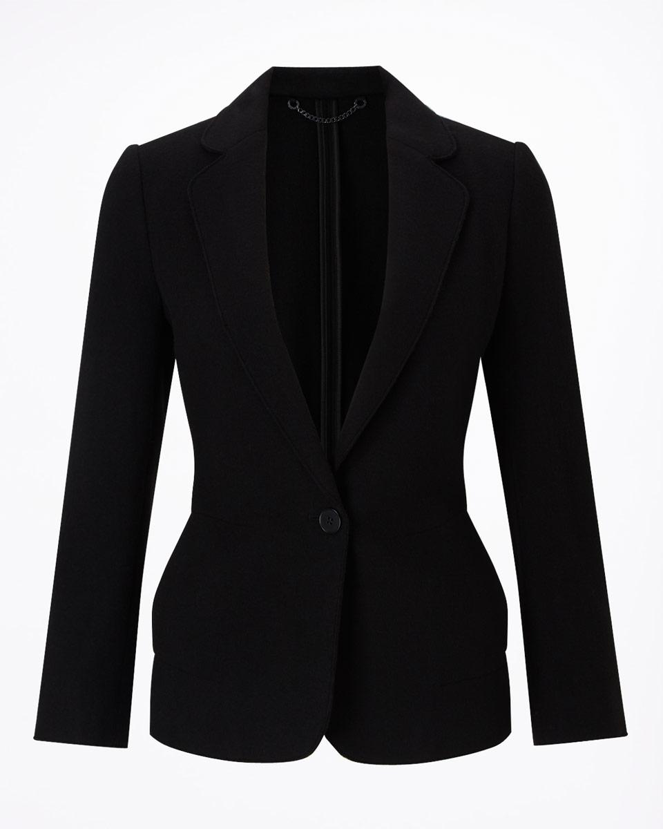 jigsaw double knit raw edge jacket