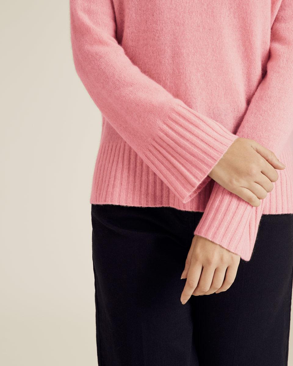 jigsaw pink cashmere jumper