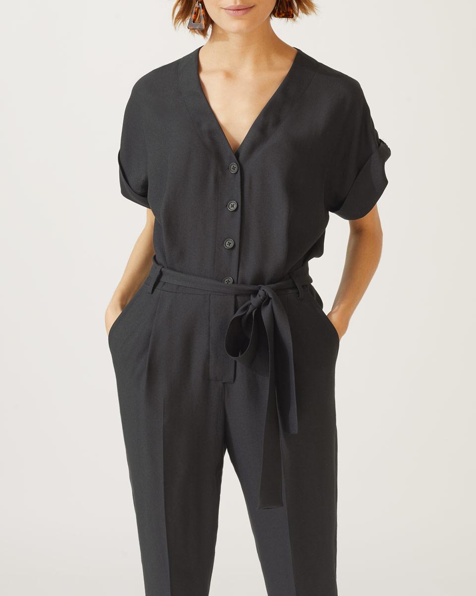 jigsaw black jumpsuit