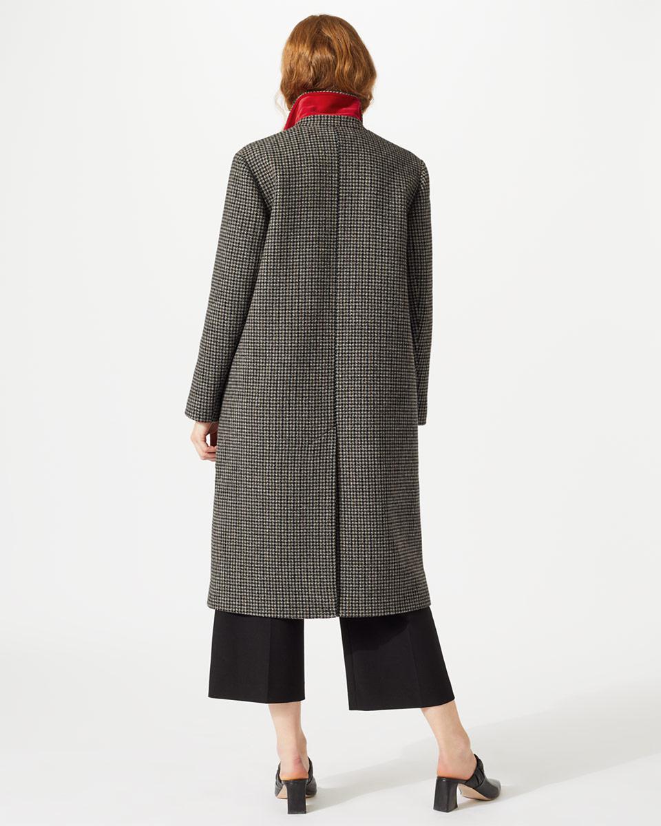 jigsaw dogtooth maxi coat