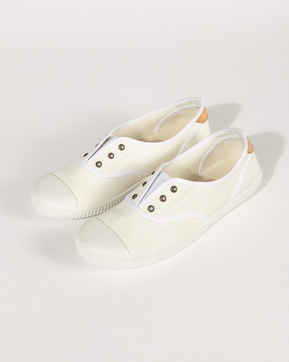 jigsaw libby slip on canvas plimsolls