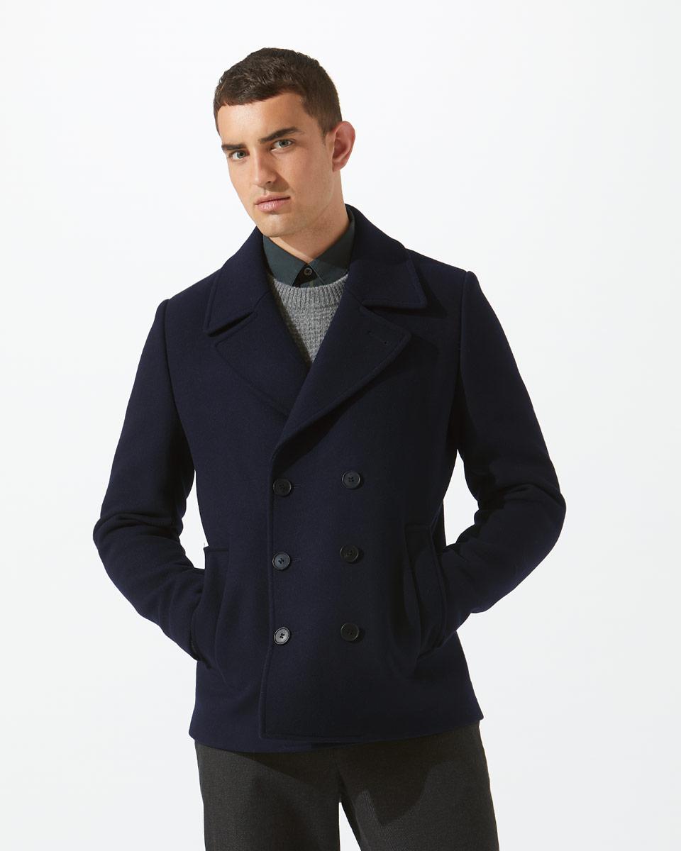 jigsaw peacoat