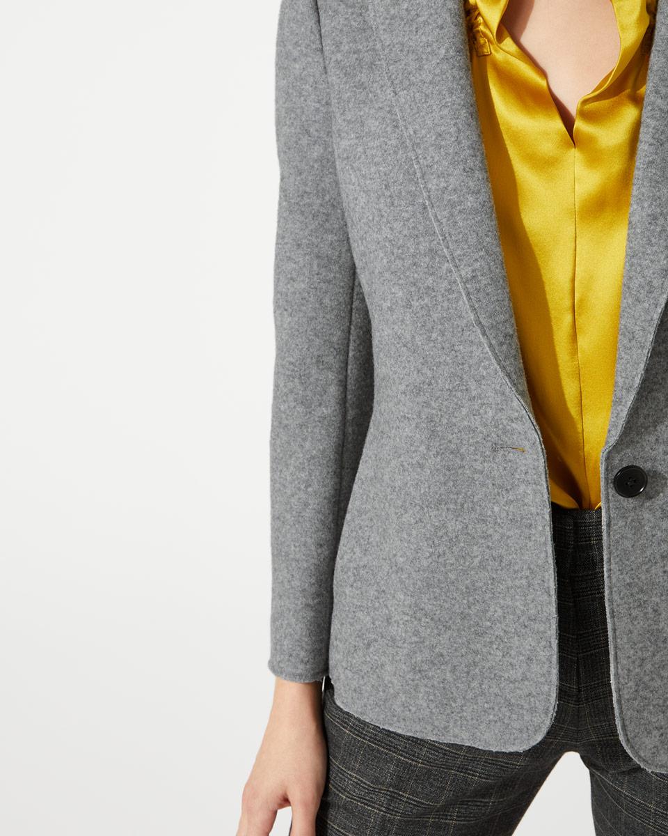 jigsaw double knit raw edge jacket