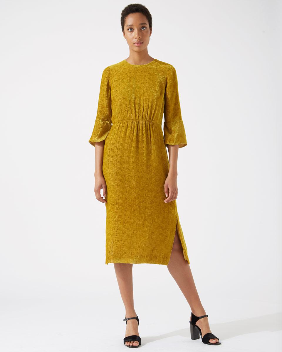 jigsaw velvet tunic dress