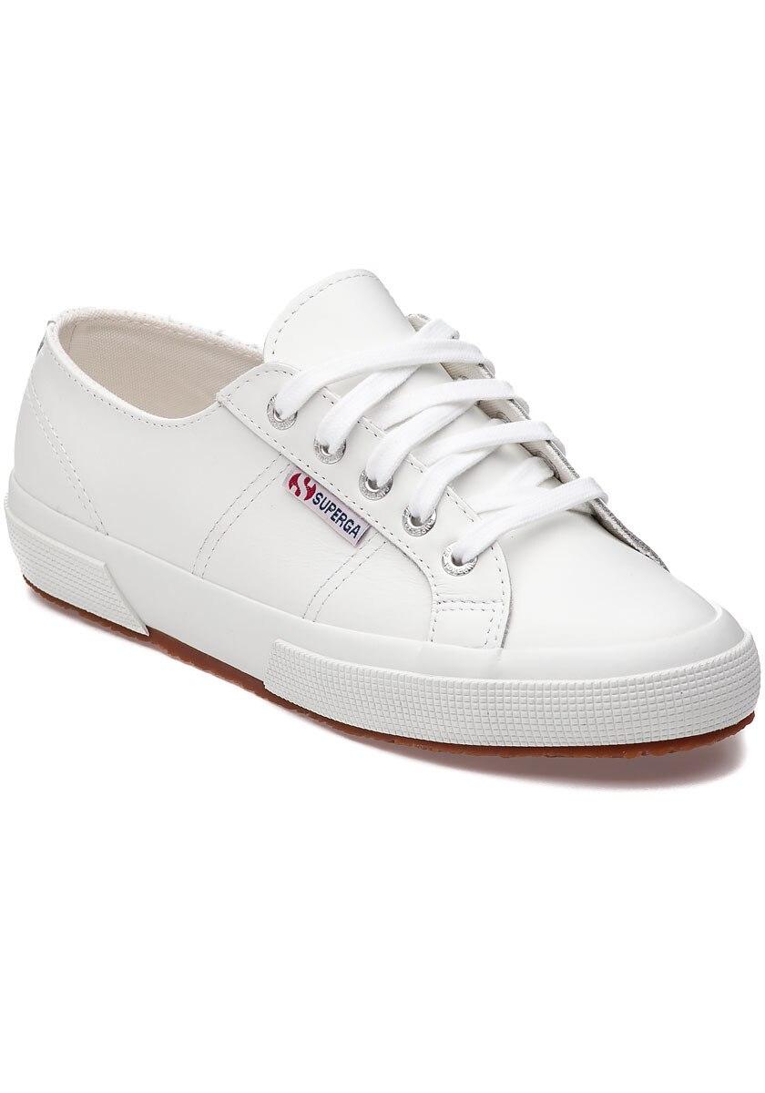 Superga 2750 Sneaker White Leather - Save 20% - Lyst