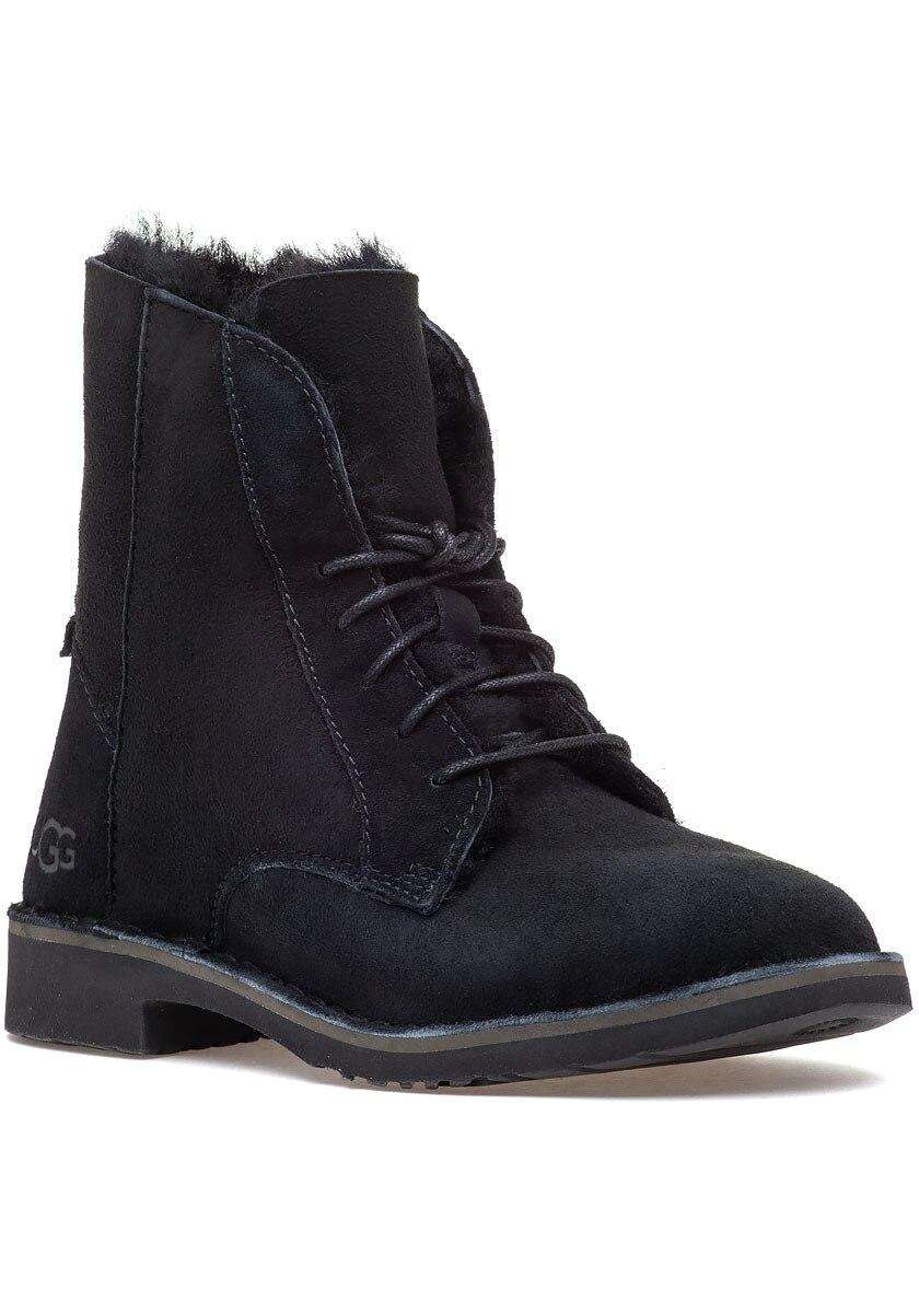 ugg quincy lace up chestnut suede