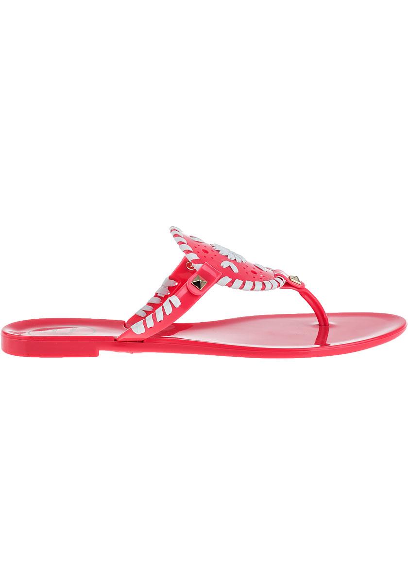 Lyst - Jack Rogers Georgica Jelly Sandal Bright Pink in Pink