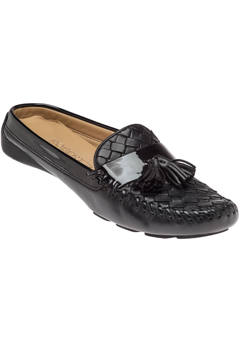 Robert Zur Paloma Leather Driving Loafers in Black - Lyst