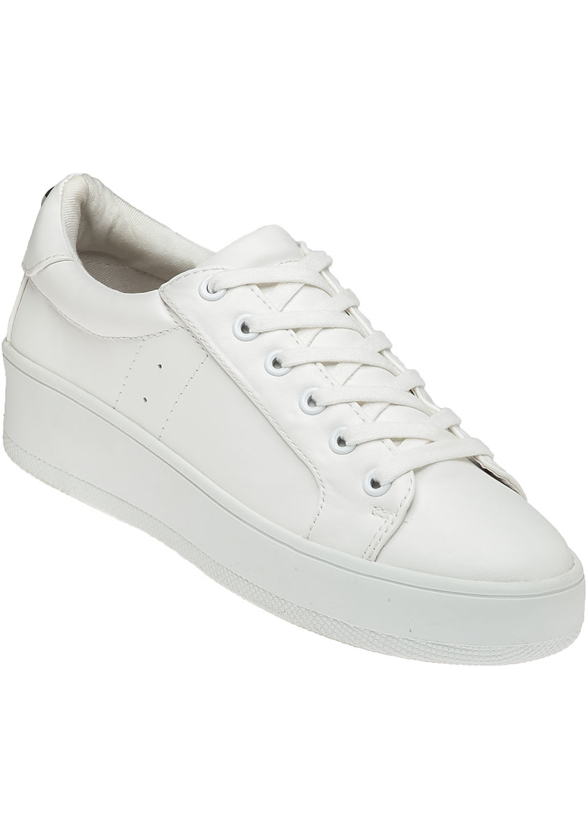 steve madden white canvas sneakers
