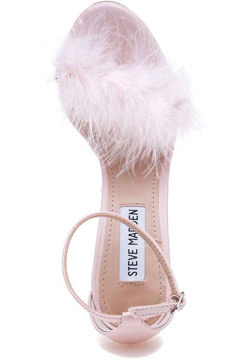 fluffy heels steve madden