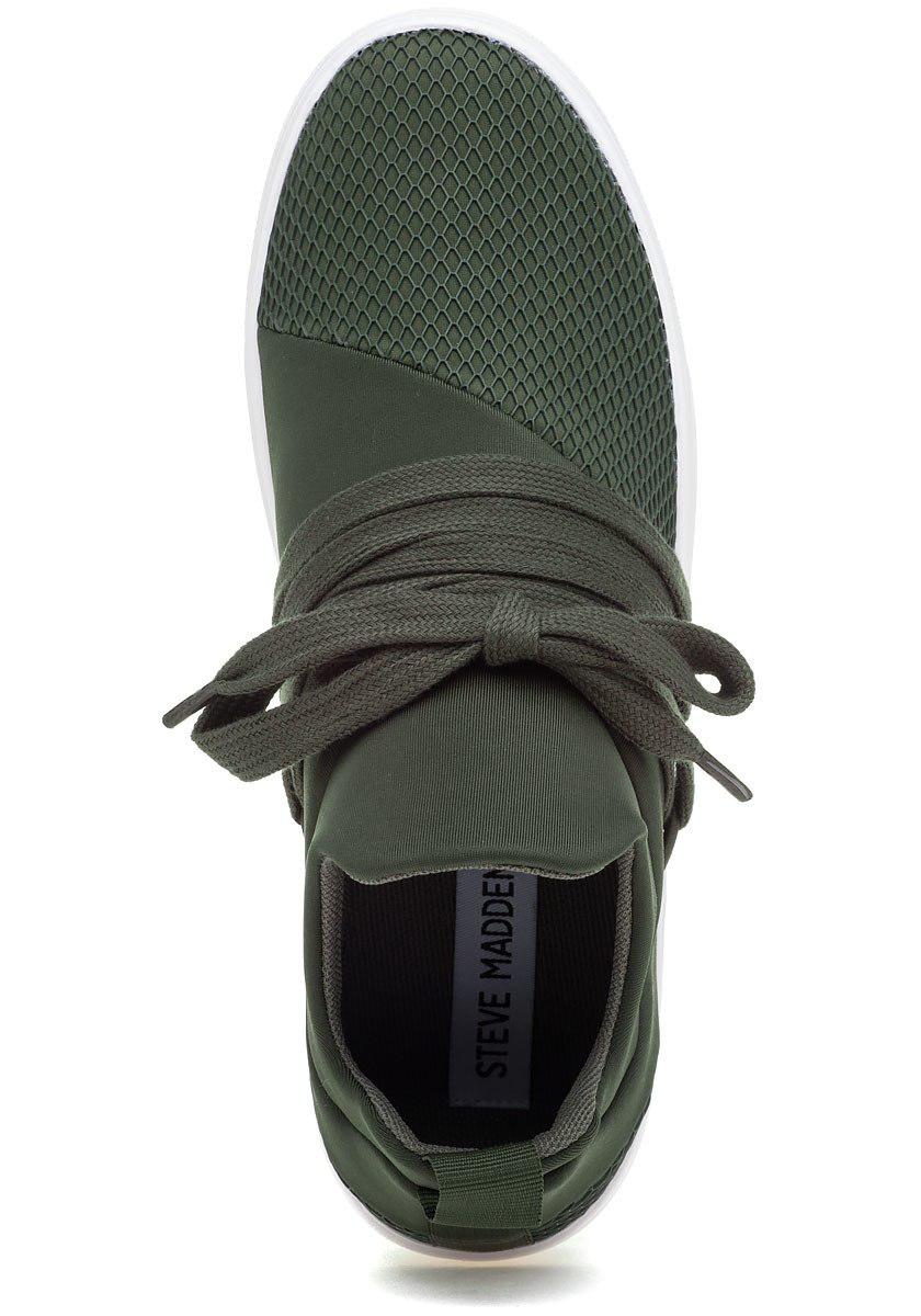 steve madden lancer sneaker olive