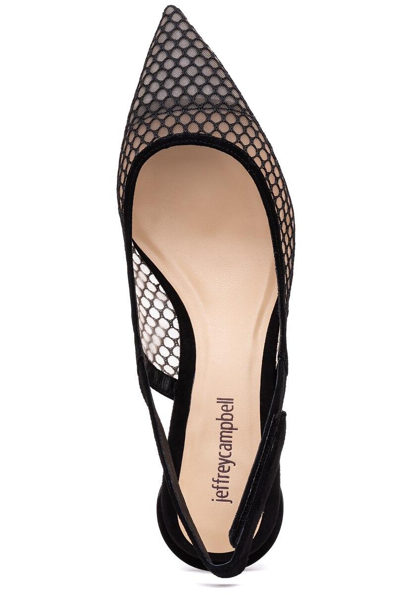jeffrey campbell emelia mesh slingback flat