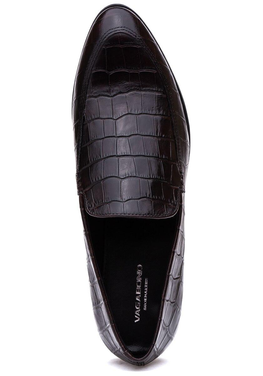 Vagabond Leather Frances Loafer Brown Croc - Lyst