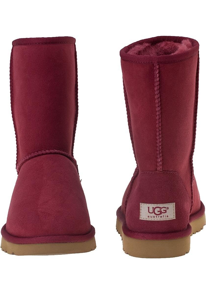 wine colored uggs