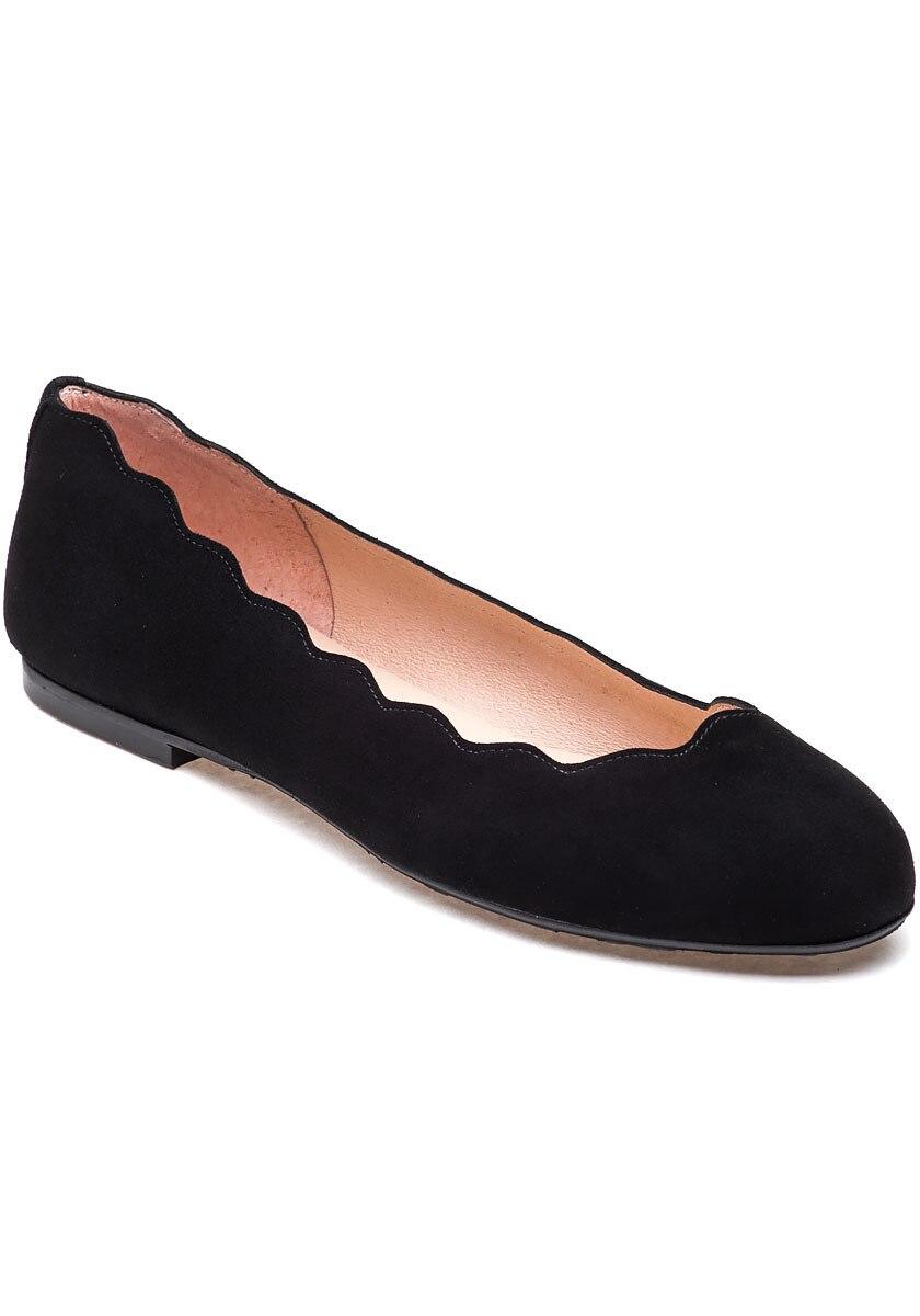 french sole razor leather flat
