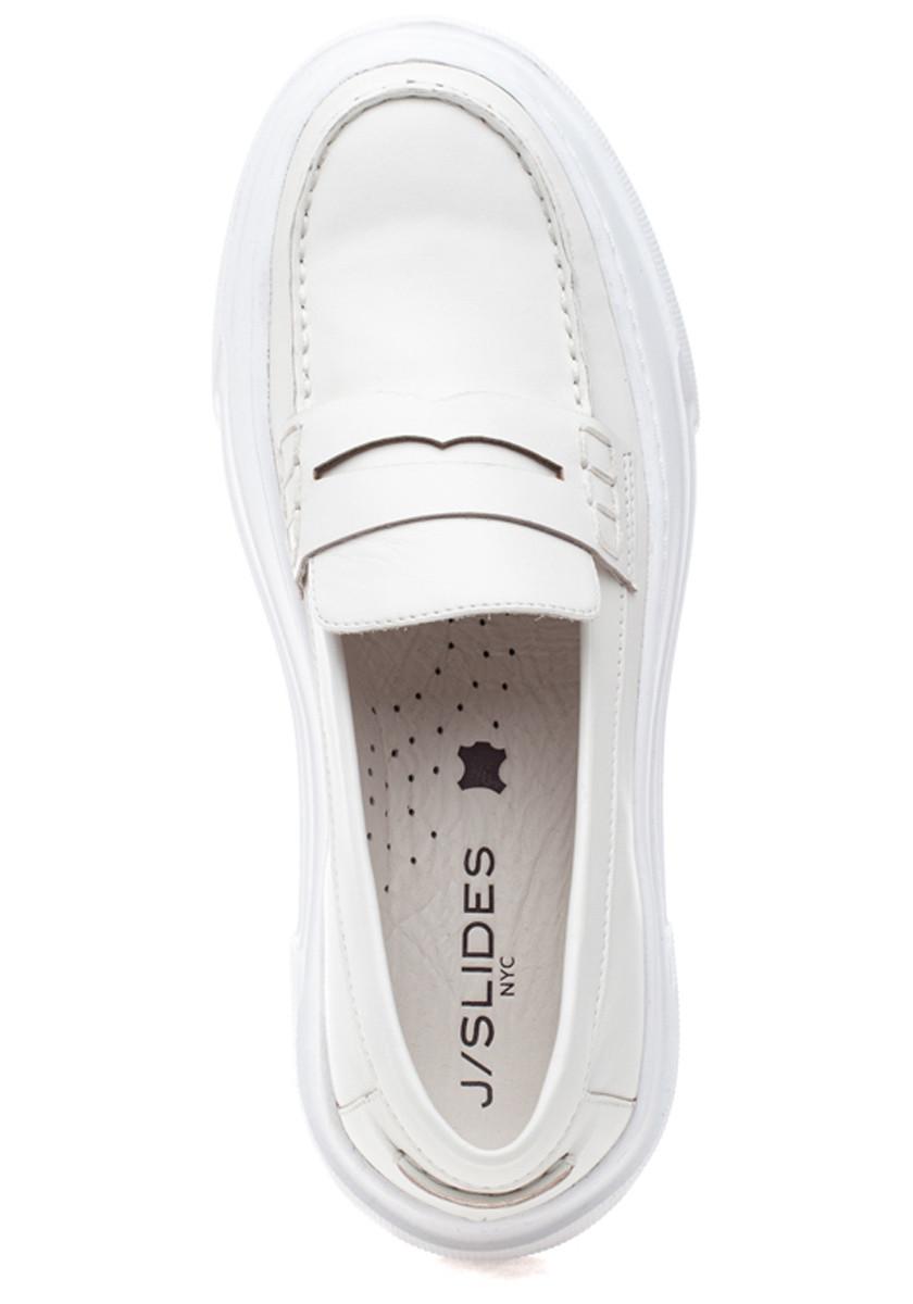 J/Slides Ava Sneaker White Leather | Lyst