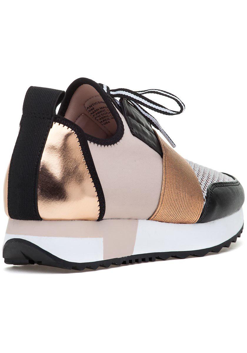steve madden sneakers rose gold