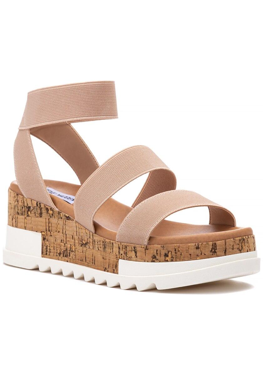 steve madden pink flat sandals