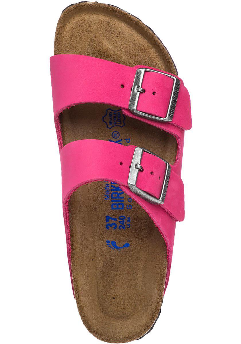 bright pink birkenstocks