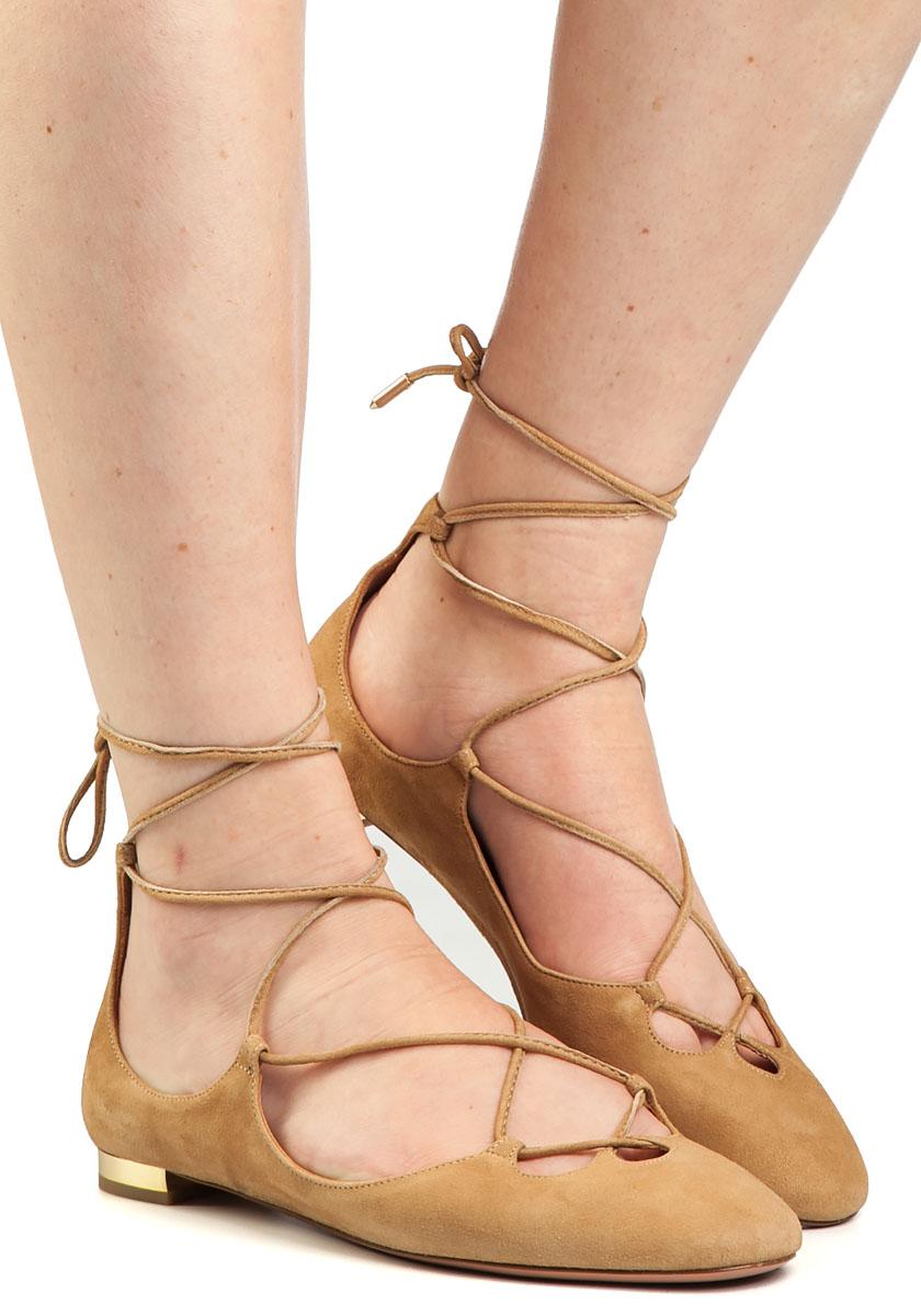 aquazzura dancer flats