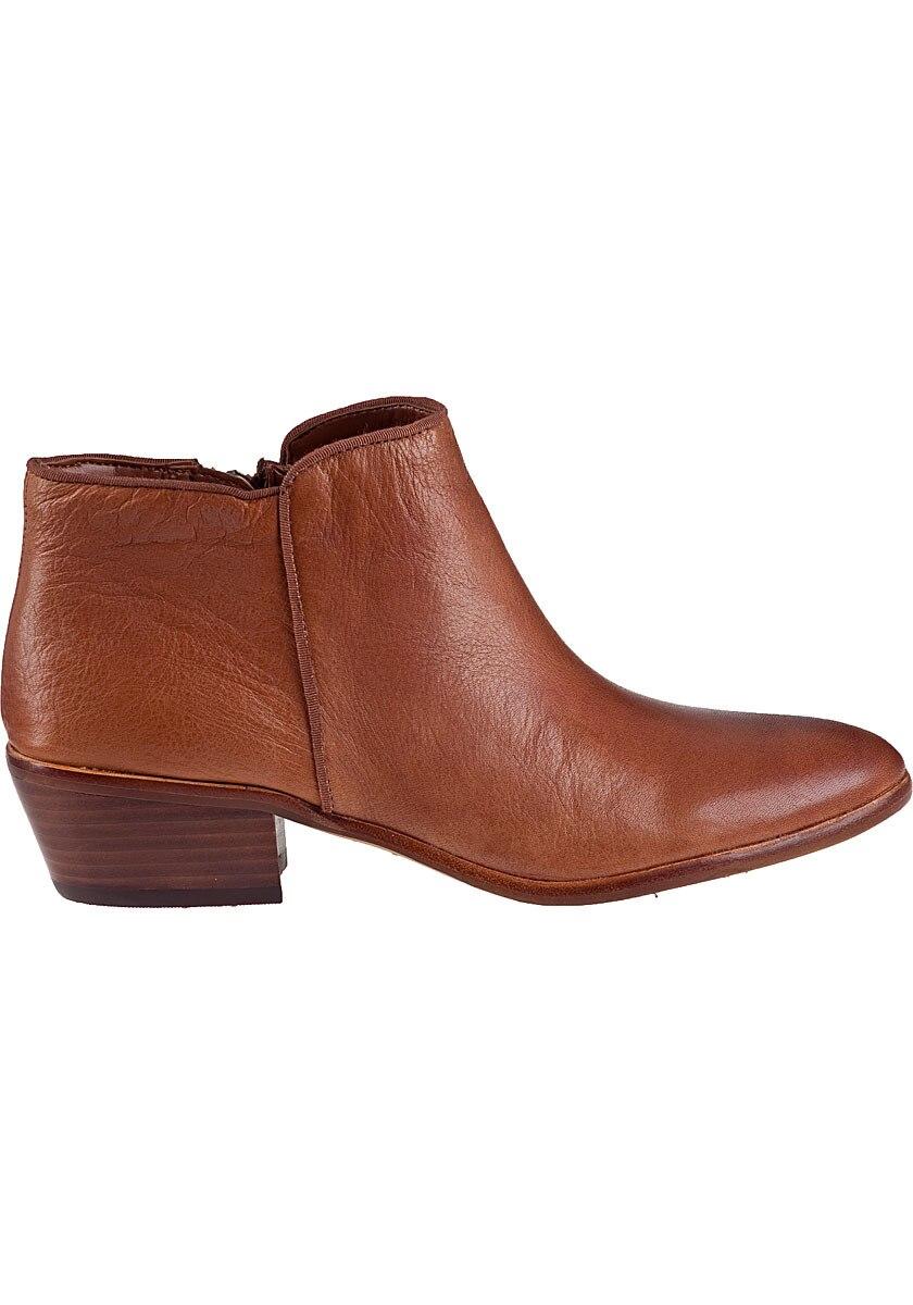 Sam Edelman Petty Ankle Boot Saddle Leather in Brown | Lyst