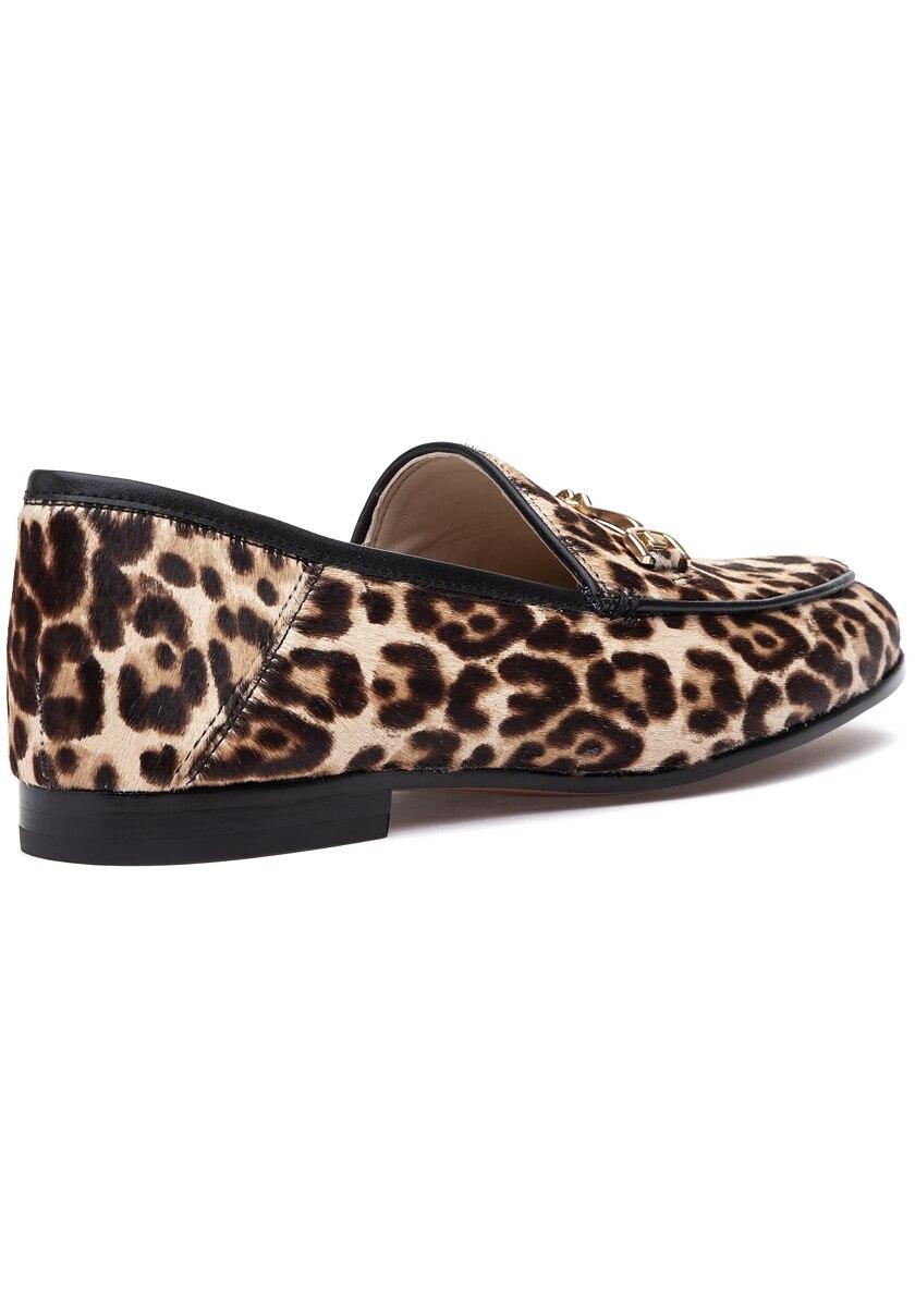 sam edelman loraine bit loafer leopard