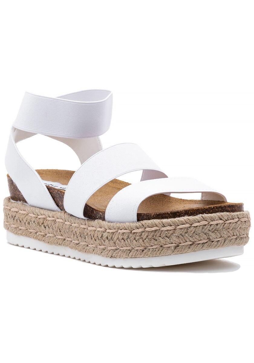 Steve Madden Kimmie Sandal White | Lyst
