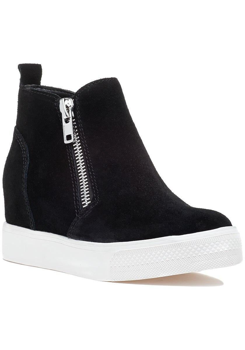 steve madden lucca black suede