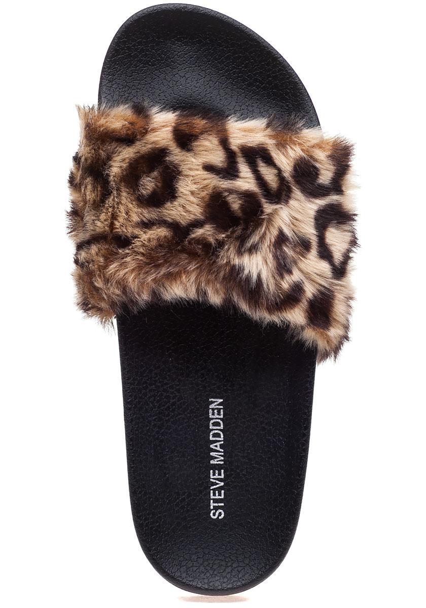 puma fluffy slides steve madden