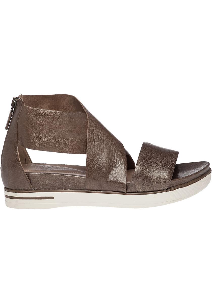Eileen Fisher Sport Platform Sandal Bronze Leather in Metallic - Lyst