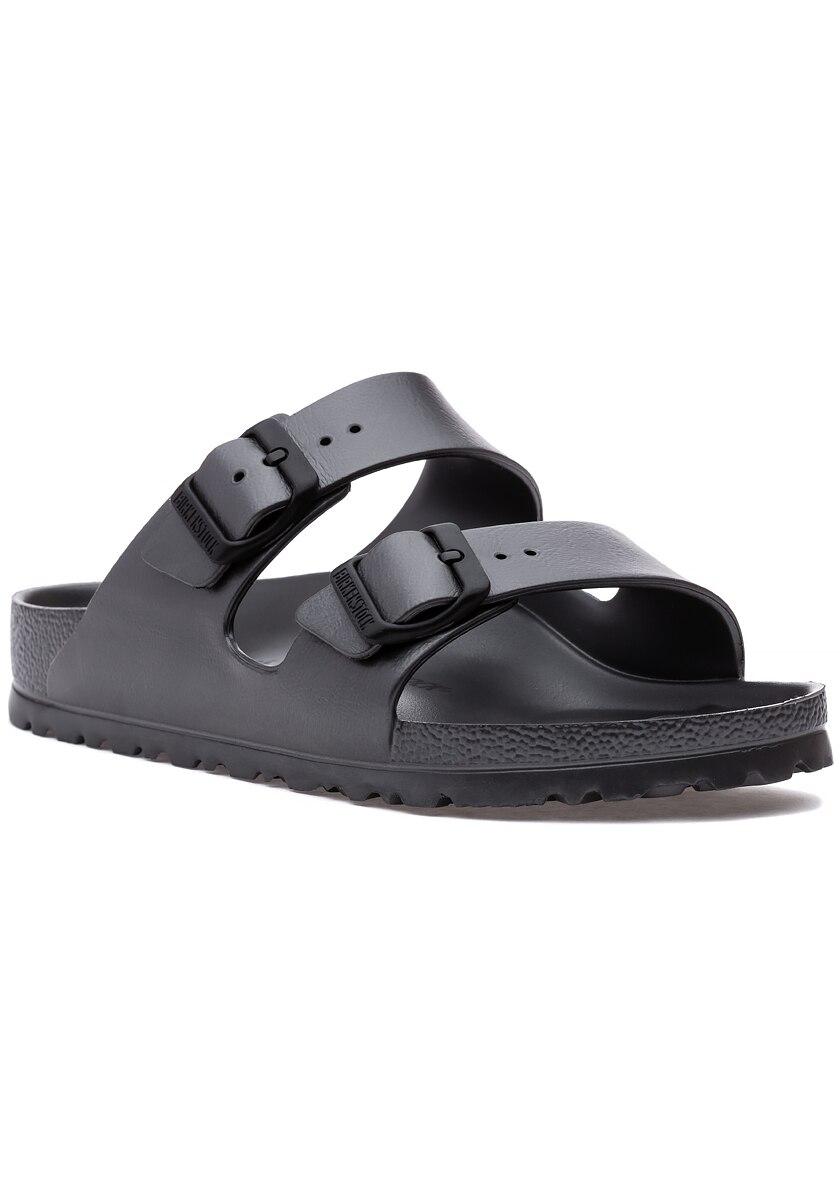 Birkenstock Women's Arizona Slim Fit Eva Double Strap Sandals - Black (â¬32) liked on Polyvore 