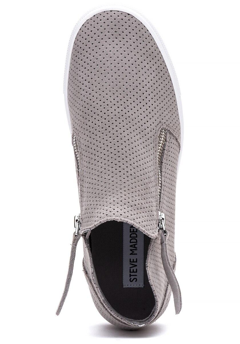 steve madden caliber grey suede