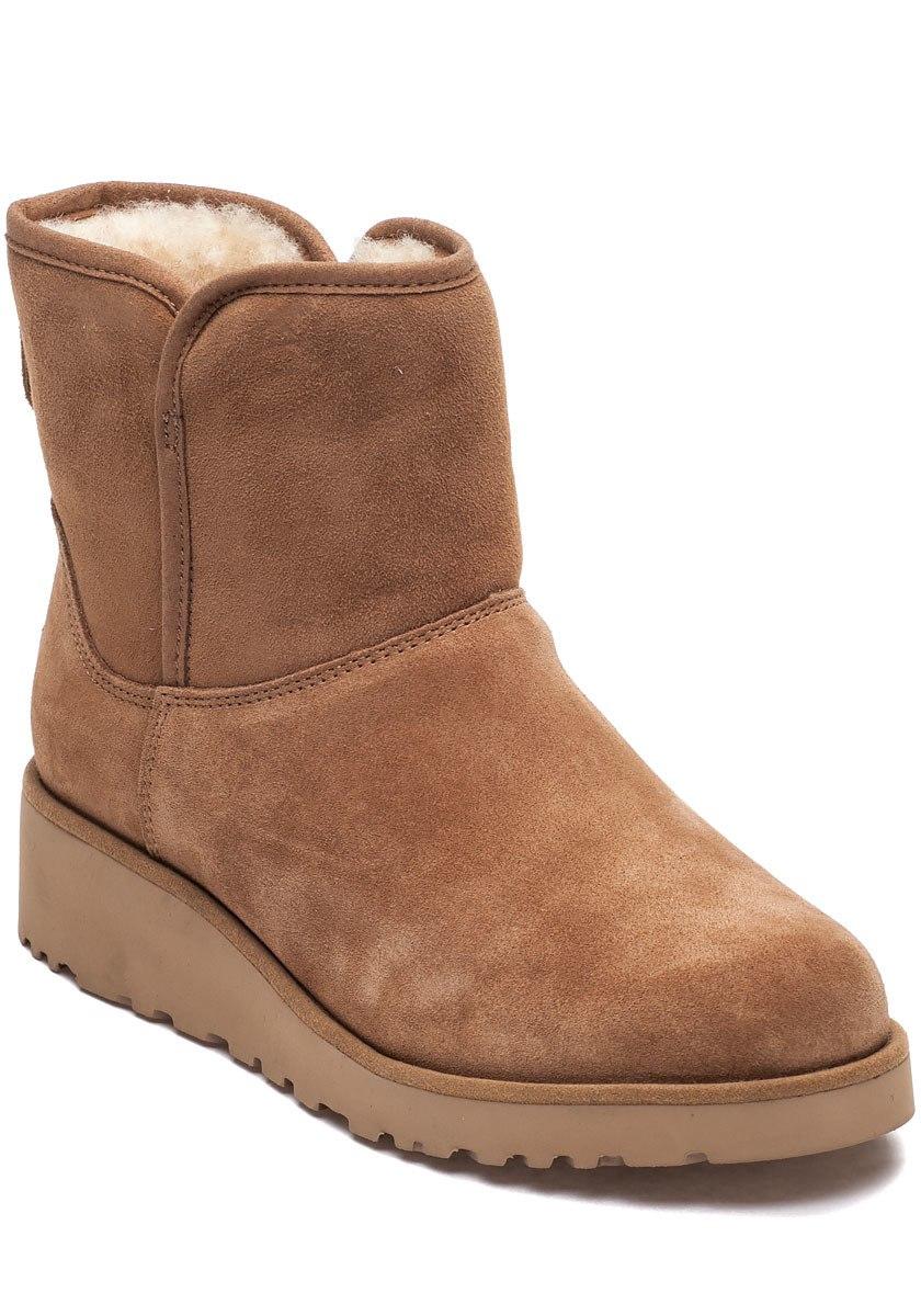 UGG Kristin Chestnut Suede Bootie in Tan (Brown) - Lyst