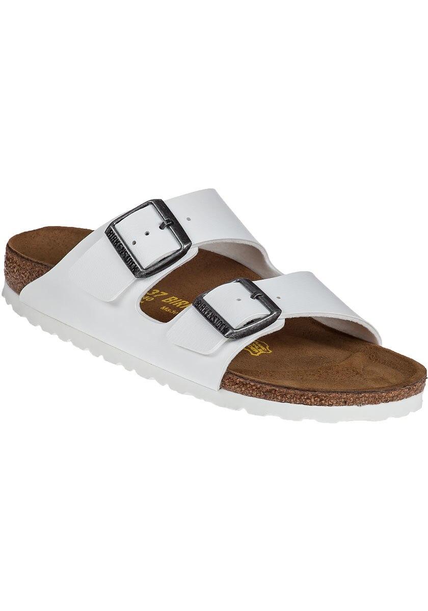 Birkenstock Suede Arizona Sandal White Birko-flor - Lyst