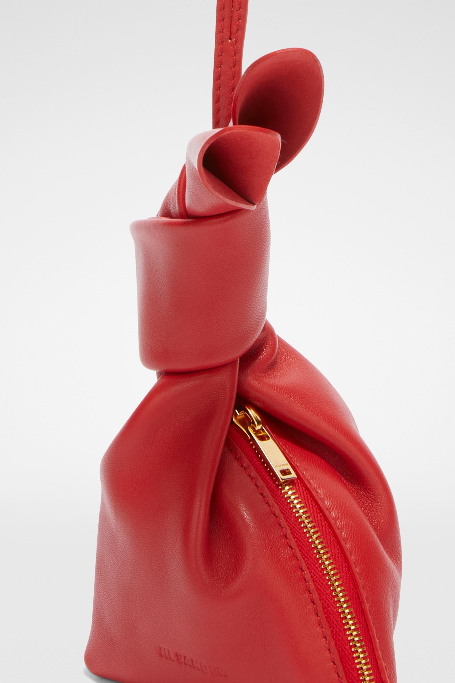 Jil Sander Rabbit Pouch Small in Red | Lyst
