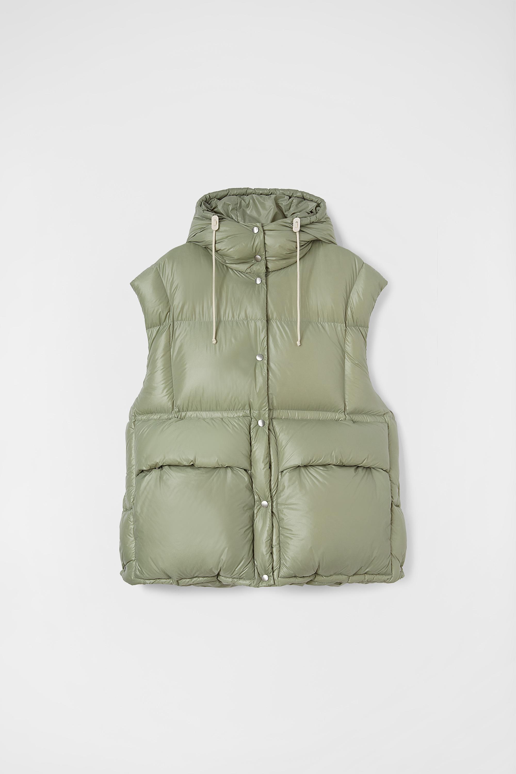 JIL SANDER グリーン キルティング ダウンジャケット JIL SANDER グリーン キルティング ダウンジャケット