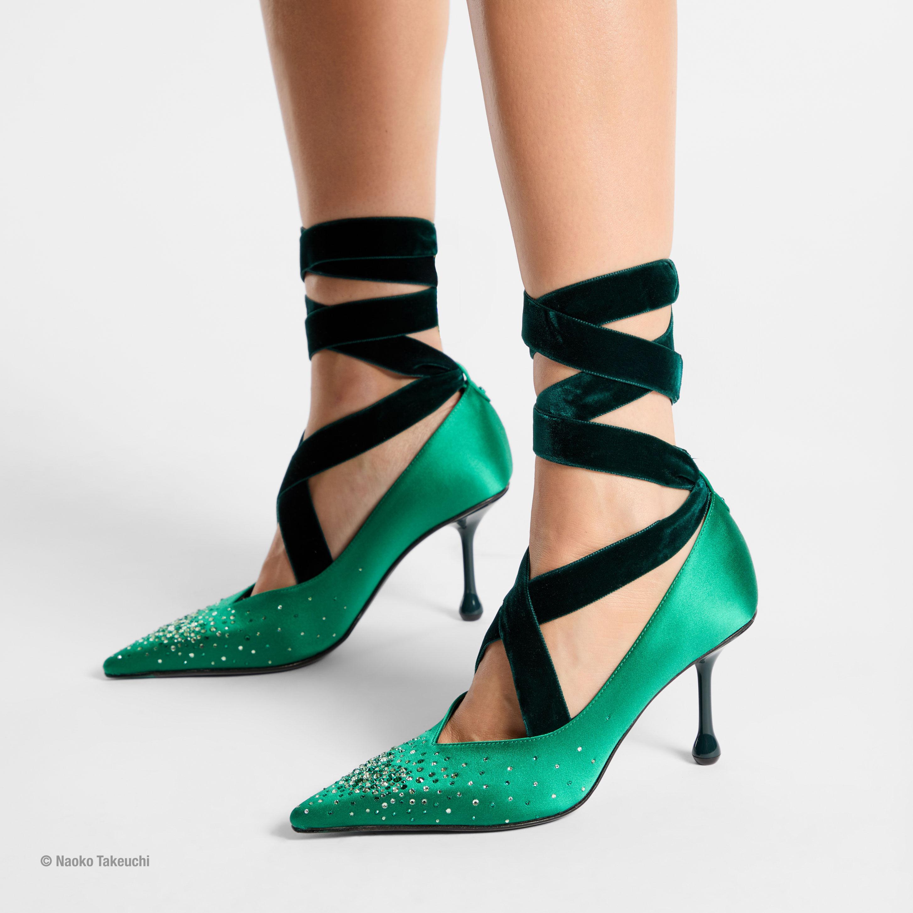 Jimmy Choo Sailor Neptune Pump 80 in Green | Lyst Australia