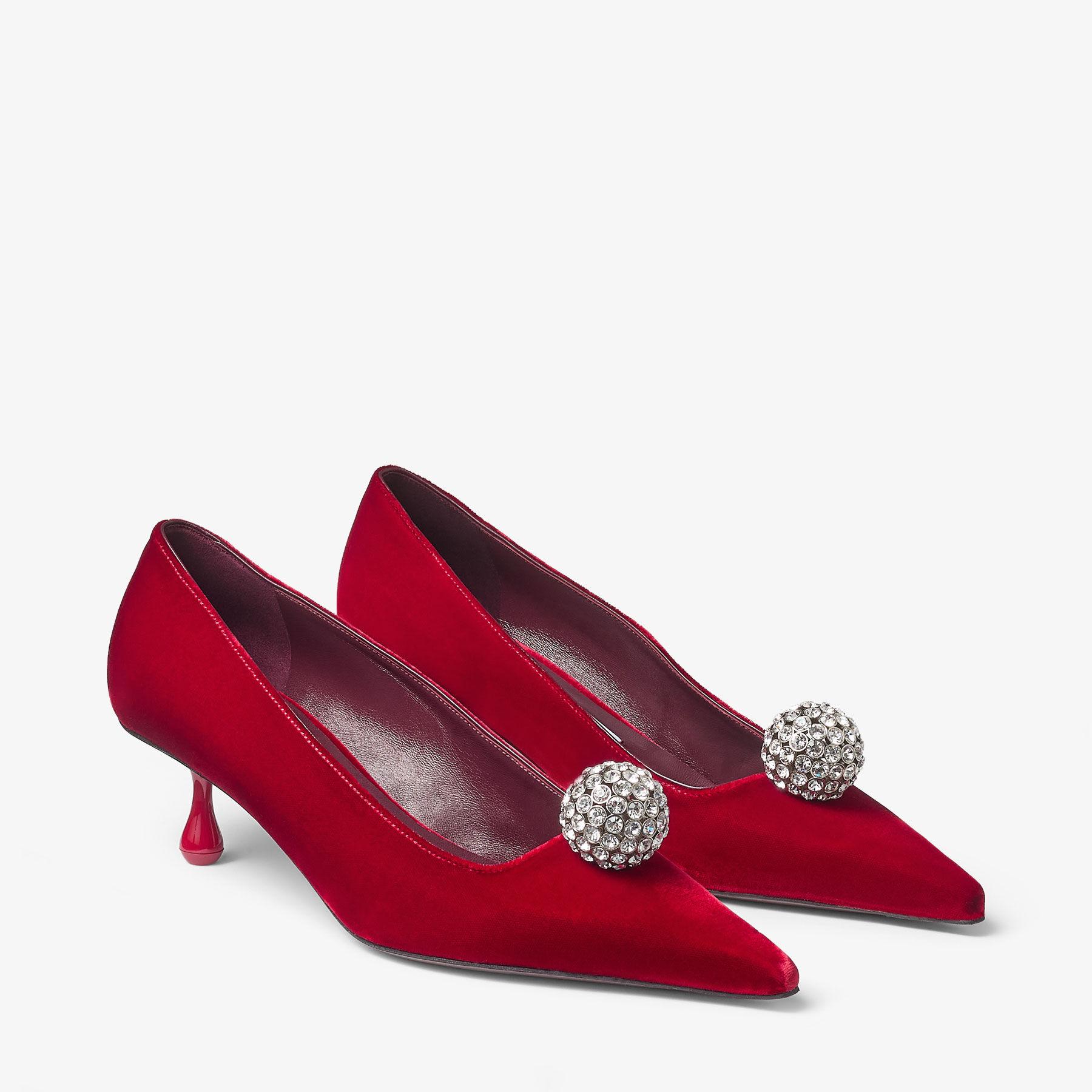 Jimmy Choo Orb Pump 50 in Red | Lyst
