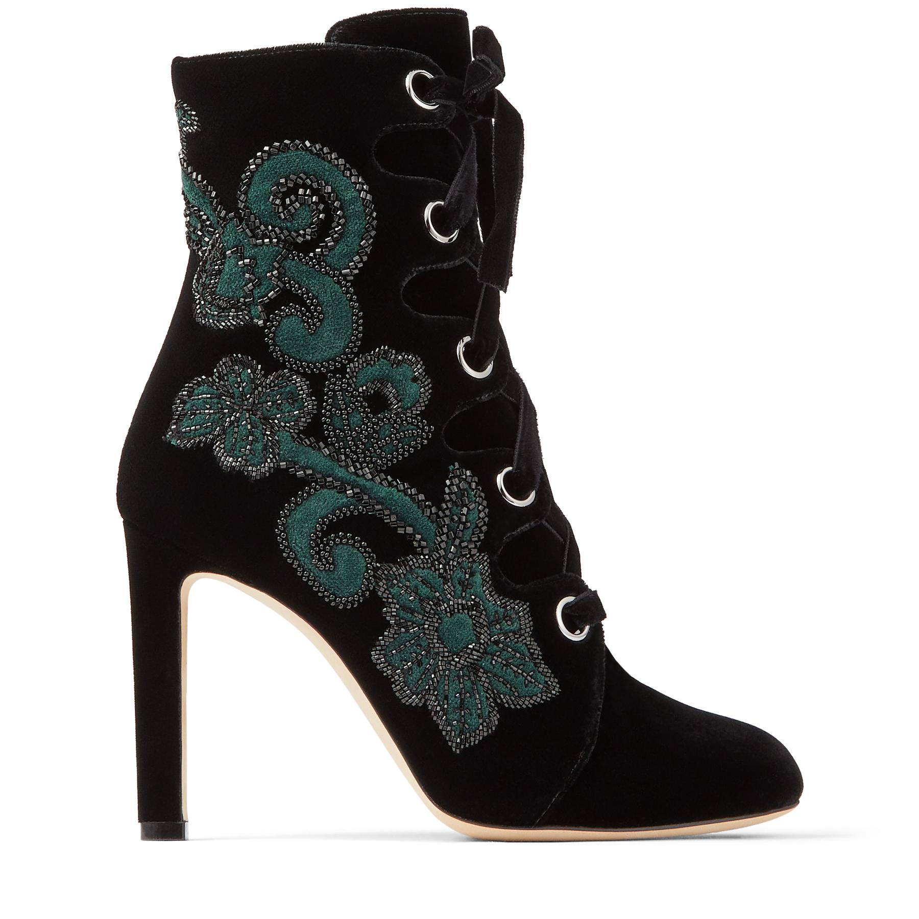 jimmy choo velvet boots