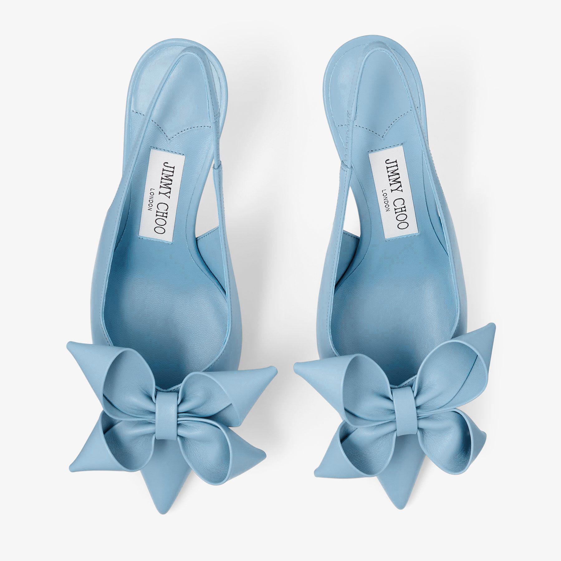 Jimmy Choo Staz Slingback 70 in Blue | Lyst Jimmy Choo Staz Slingback 70 in Blue | Lyst