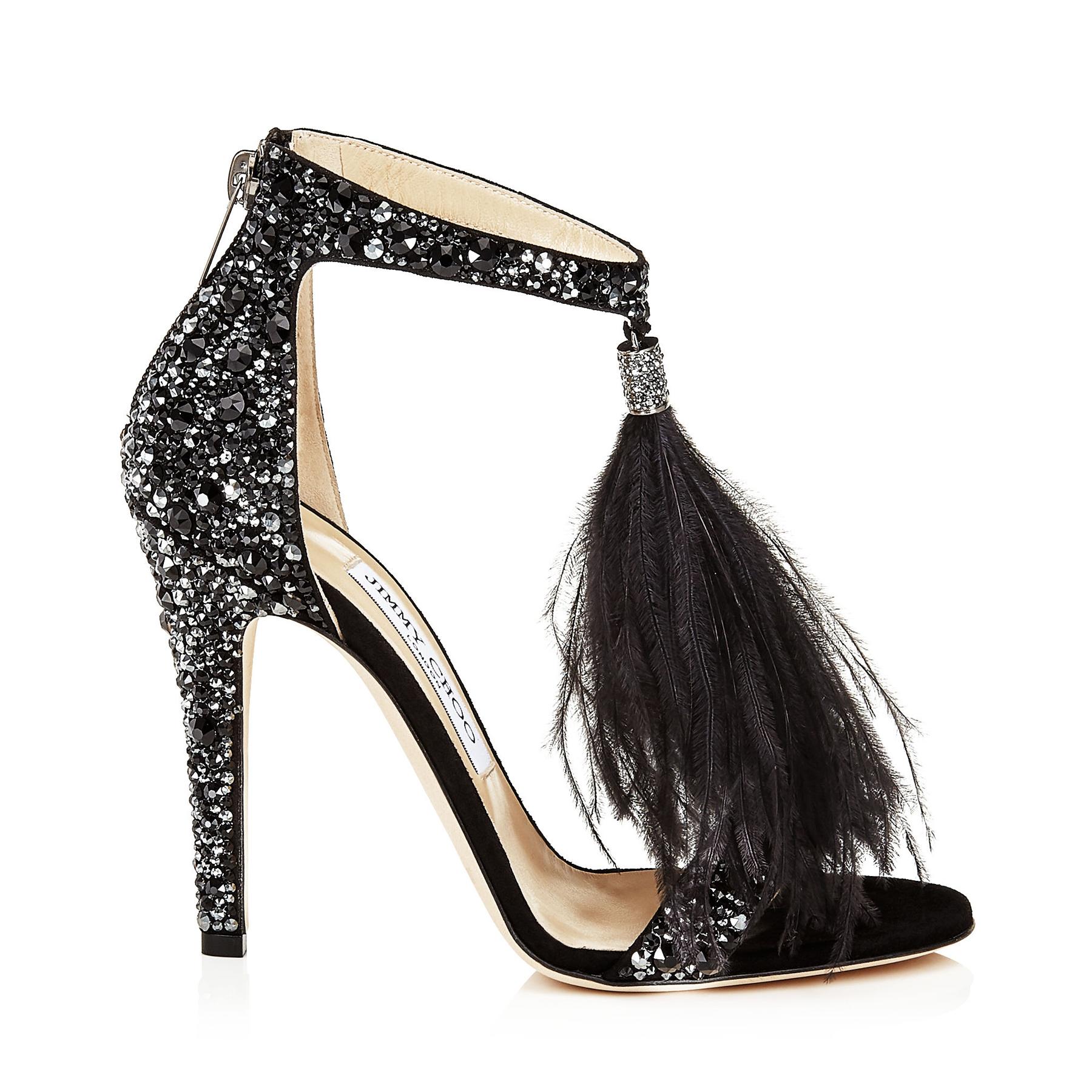 Jimmy Choo Viola 110 in Black | Lyst UK