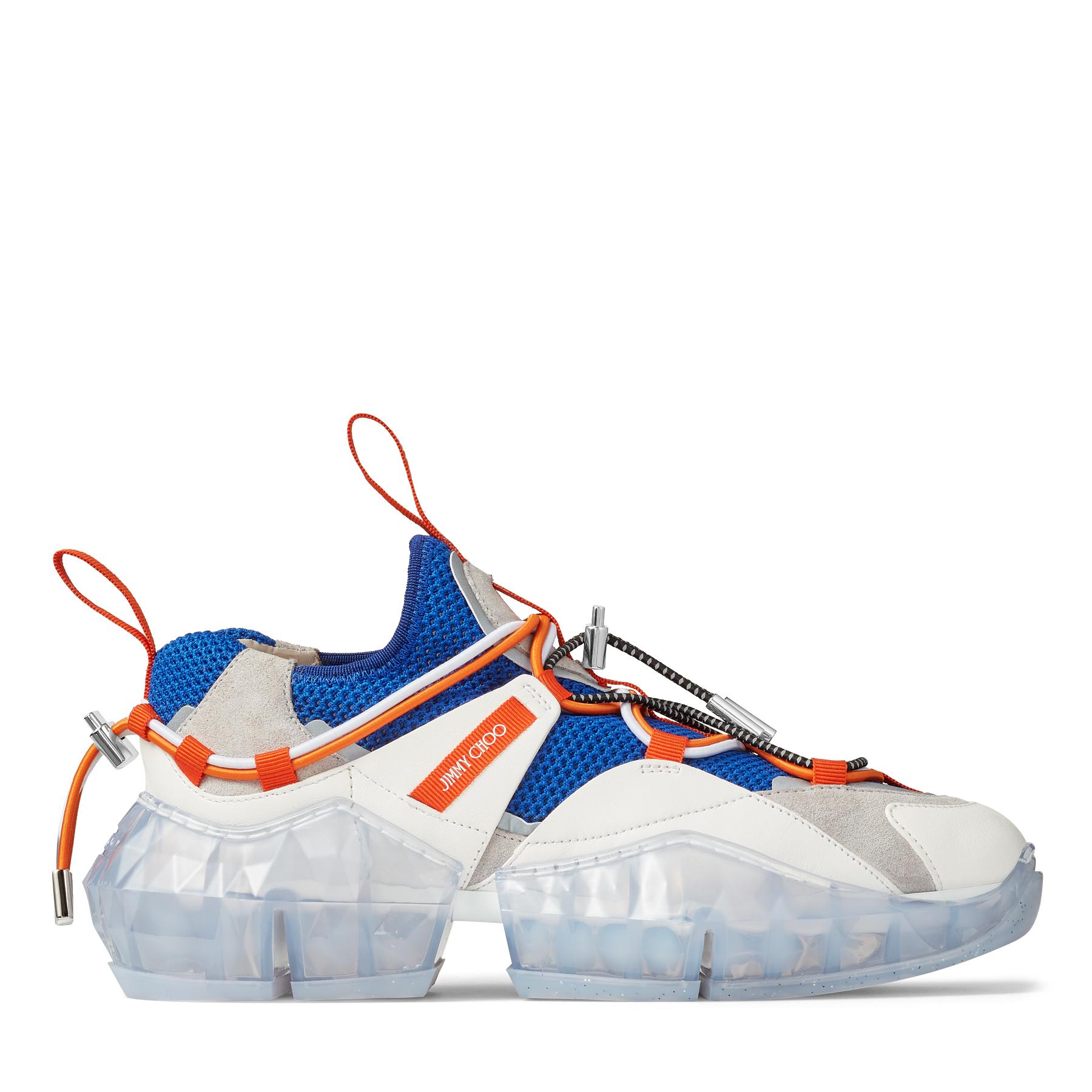 JIMMY CHOO◆Diamond Trail/ローカットスニーカー/36/BLK