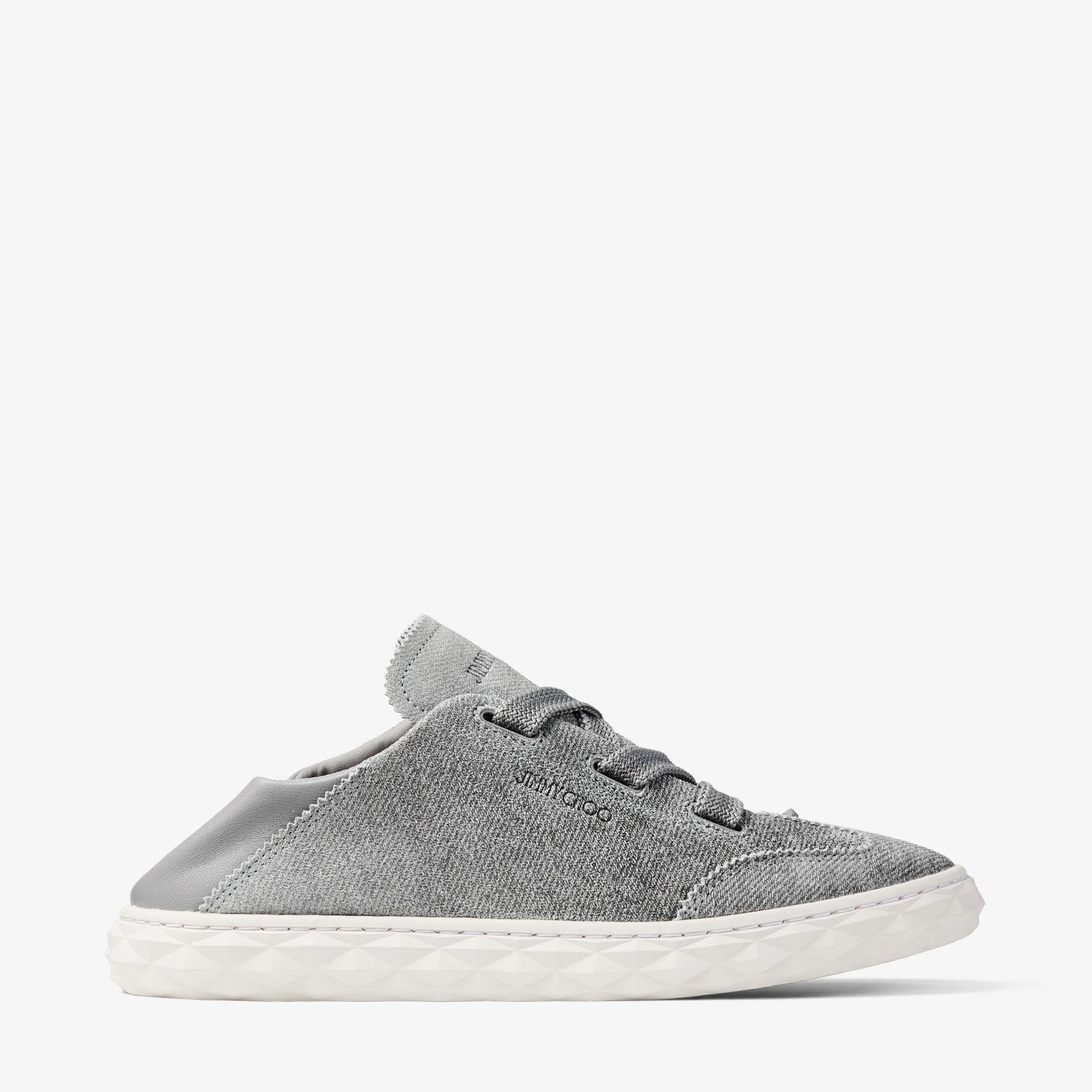 Jimmy Choo Women’s Grey Felt Slip-On Sneakers with Leather Trim Jimmy Choo Felt Fashion Sneakers for Women | Mercari main image 3