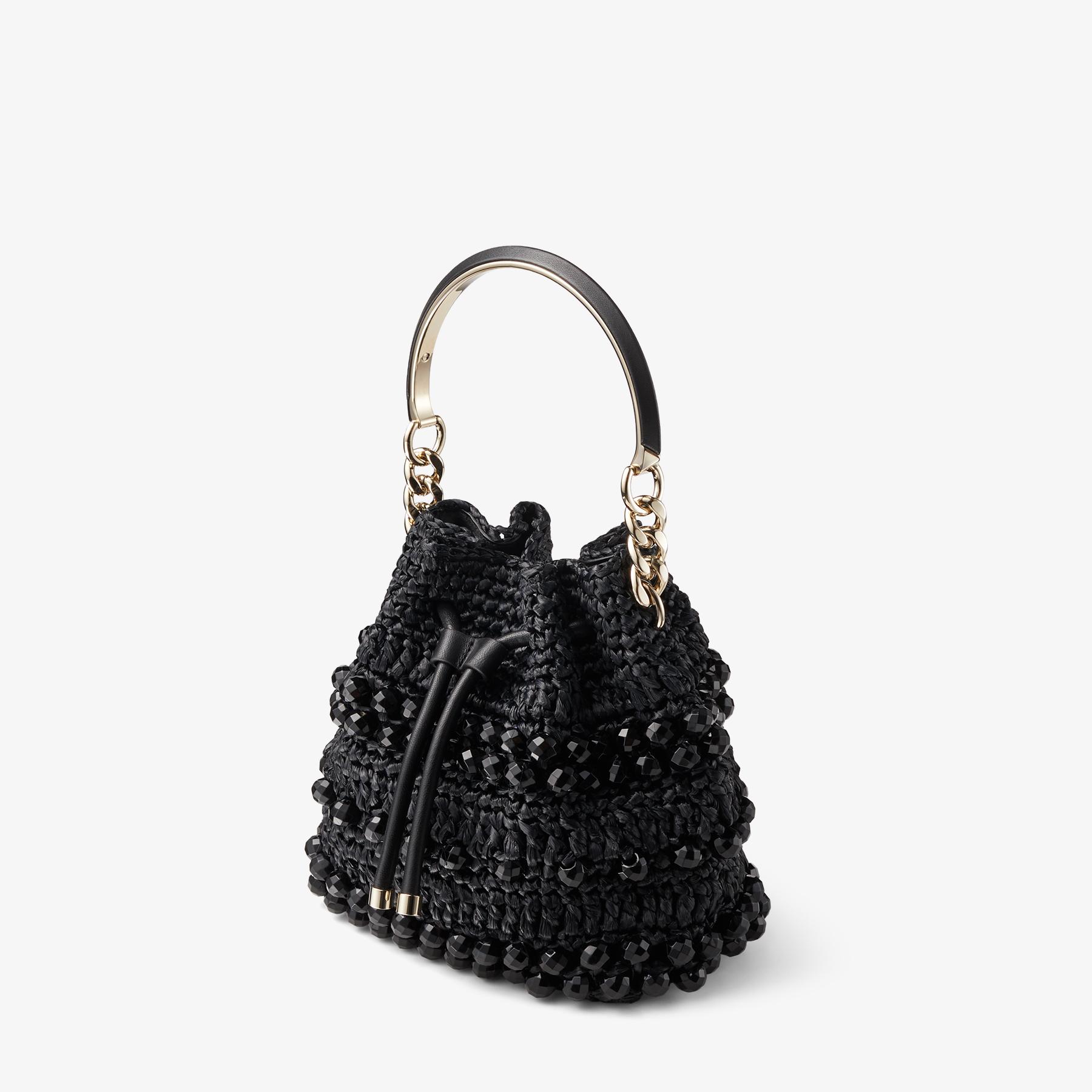Jimmy Choo Bon Bon Bucket S in Black | Lyst