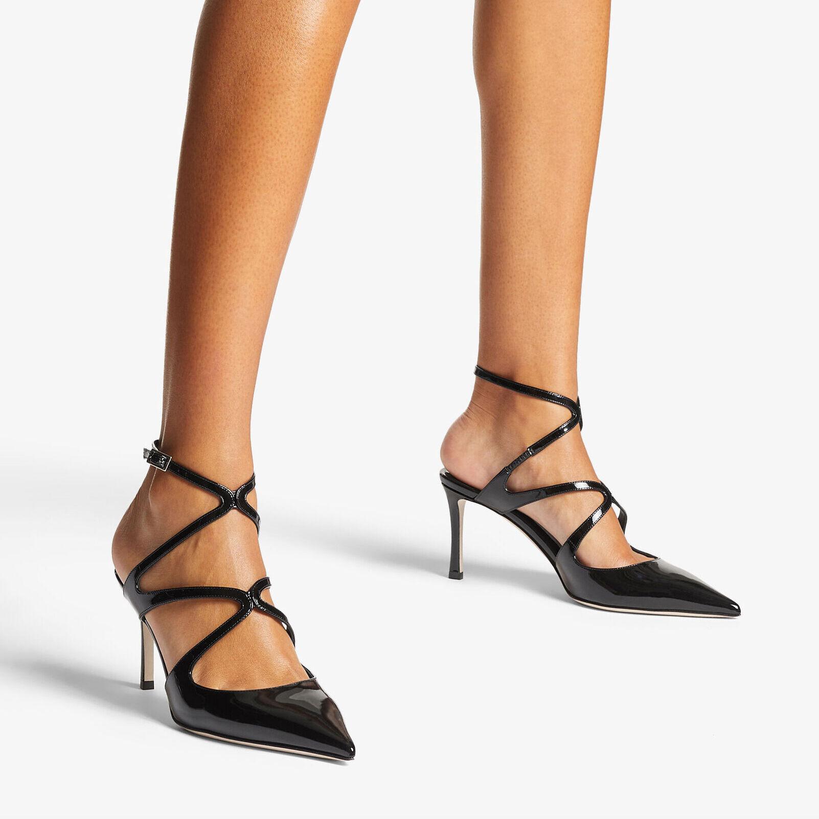 Jimmy Choo Azia Pump 95 in Black | Lyst