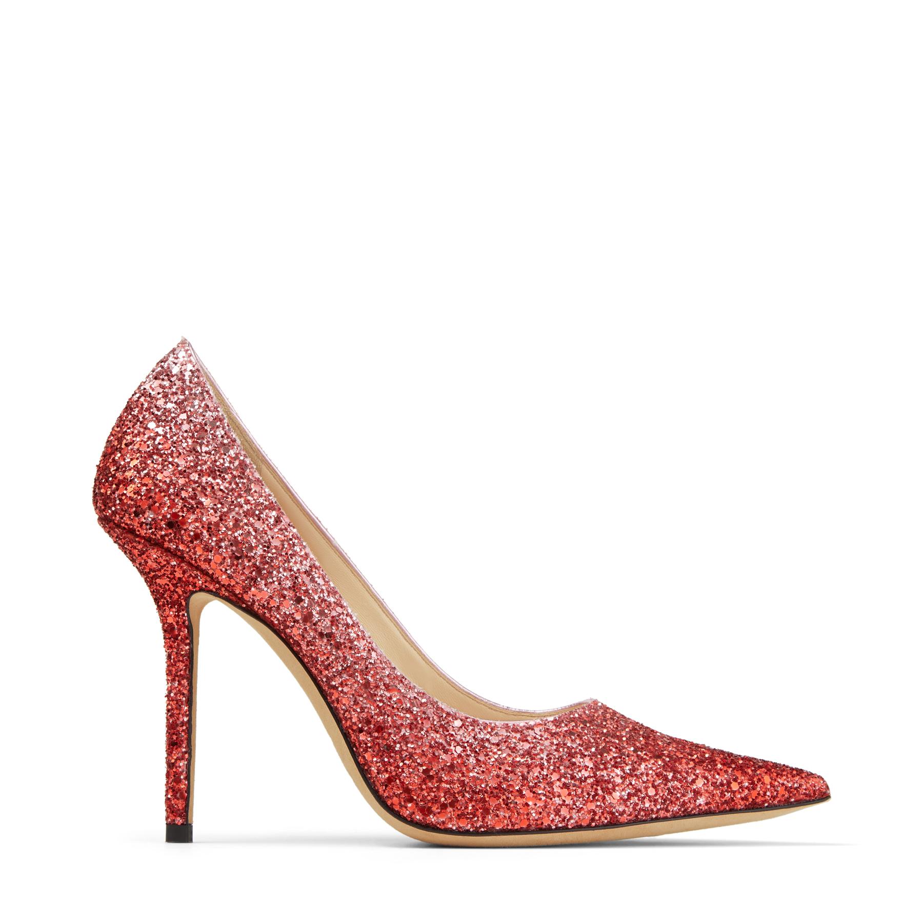 Jimmy Choo Red Sparkle Shoes | lupon.gov.ph